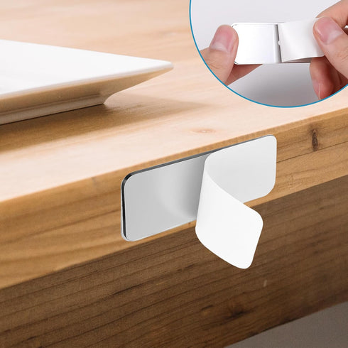 Tucnoeu 20pcs Under Cabinet Light Adhesive Magnetic Strips, Replacement Metal Strips for Magnets with Adhesive Backing