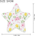 Burbuja 0.2W Tulips Flowers LED Night Light Plug into Wall Star-Shaped Nightlight Dusk to Dawn Auto Sensor for Bedroom
