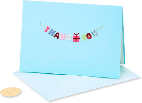 Thank You Banner Blank Card by Papyrus