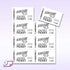 8 100# 4-1/4" 2-3/4" 800 NextDayLabels - Blank Perforated Printable Cardstock, Cards per Sheet, tag - for laser