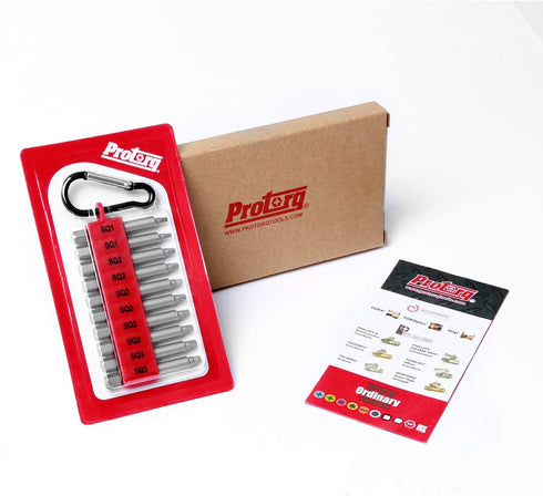 Assorted 10 Pieces Screwdriver Bits, 2 In. Square #1, #2, #3, S2 Steel