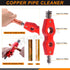 5Pcs Copper Pipe Cleaner Tube Reamer Cutter Set with 4 In 1 Brush, Reamer, Sanding Sponges, Tubing Cutter
