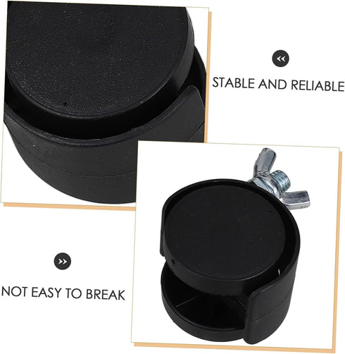 4pcs ABOOFAN Heater Caster Wheels Replacement Swivel Casters for Desk Chair Office Chair and Rolling Cart Abs Material