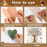 Boho Classroom Tree Bulletin Board Set with 3D Heart Shape Cutouts for School Teacher Wall Decor