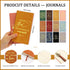 Qilery 24 Pcs Christian Gifts Bulk, 12 Bible Verse Prayer Journals, 12 Leather Keychains, Religious Notebooks for Clergy