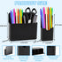 KITANIS Holder,2 Pack Magnetic Pen Magnetic Dry Erase Marker Holder with Generous Compartments,Strong Magnet Storage