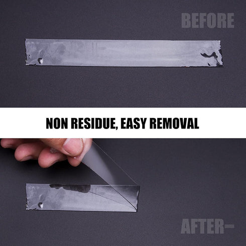 Heavy Duty Double Sided Tape - 1/2" x 10' Transparent Strong Adhesive Removable Mounting Tape for Home Decor