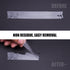 Heavy Duty Double Sided Tape - 1/2" x 10' Transparent Strong Adhesive Removable Mounting Tape for Home Decor