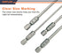 RC Hex Bit Set 1.5, 2.0, 2.5 & 3.0mm Hex Head Allen Wrench Drill Bit S2 Steel 1/4" Hex Shank for Power Drill
