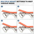 2Pcs 5-Gear uxcell Adjustable Lifting Bracket, Adjustable Angle Hinge Lift Rod Mechanism for Sofa Bed Massage Table