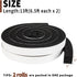 Yotache Air Conditioner Window Seal Kit, 1"x1" Weather Stripping Foam Tape for AC Windows & Door Insulation