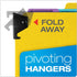 Pendaflex SER2YEL Personnel Folders, 1/3 Cut Hanging Top Tab, Letter Size, Yellow