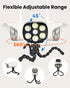 Thumok Dummy 3 Solar Security Camera Outdoor, Motion Detector Fake Camera with Lighting Modes, Octopus Tripod No Drill