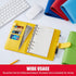 Sooez A6 PU Leather Notebook Binder, 6 Ring Planner with Magnetic Buckle