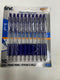 INC Clip Clicks 10 Pack Ball Point Pens (blue Ink 1 mm)
