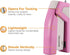 Bostitch Office InCourage Compact Stapler, Spring-Powered, BCA Pink (1588), Plastic Half Strip