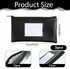 Aysatogc 3PCS 8.3" 4.5" (3 Mini Bank Money Bag for Cash, x Zipper Bank Bags with Label Security Money Pouch