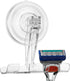ANDGOO Razor Holder for Shower, Powerful Suction Cup Hooks for Towel, Loofah,