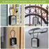 KeeKit Key Lock Box - Safe Lock Box for Keys with Removable Chain, Waterproof 4 Digit Combination Key Storage, 5 Key