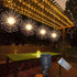 4 Pack 800 LED Solar Starburst Sphere Lights,Firework Light Remote Control Timer