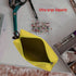 1-Pack Zipper Utility Tool Bag, Small Multi-purpose Storage Organizer for Screwdrivers, Pliers (Yellow)