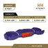 ATERET Powerlift Purple Polyester Endless Round Sling - 4 Feet Length, 2,600 lb. Vertical Capacity, 5,200 lbs Basket - Heavy Duty Poly Lifting Sling