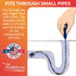 22" B113C Long Sink Drain Brush Slim Snake Hair Clog Remover Tool for Shower, Tub and Sink - Pipe/Tube Brush for Small