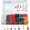 1800pcs Wire Ferrules Kit, AWG 22-7 Insulated Terminal Connector Crimping Kit for Electric, Industrial