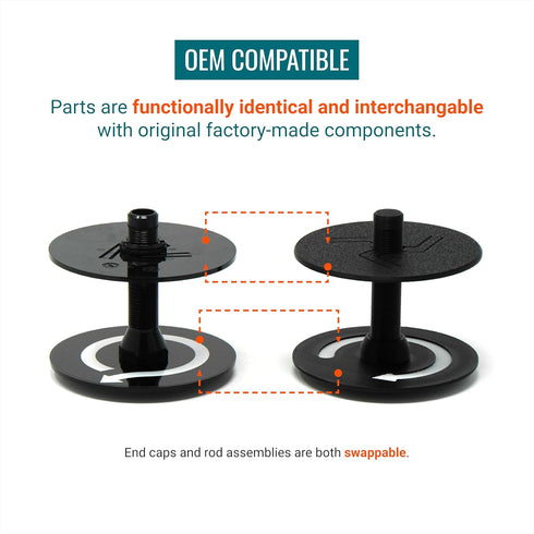 Replacement Spool Made in USA, Exact Fit for DYMO LabelWriter 550 & 450 Series Label Printers, Spare Label Holder