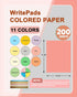 8.5 11, 20 lb 75 GSM,Salmon,200 (1 WritePads Veritas Colored Copy Paper, Multi-Purpose paper, Colored Printer Paper x /
