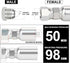 3/8’’ Hose x 3/8’’ JIC 37 Degree Female Swivel Hydraulic Hose Crimp Fittings, 10PCS Set