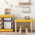 YENHOME Self Adhesive Yellow Bulletin Board Borders - 3"X590" Peel and Stick for Classroom Decor