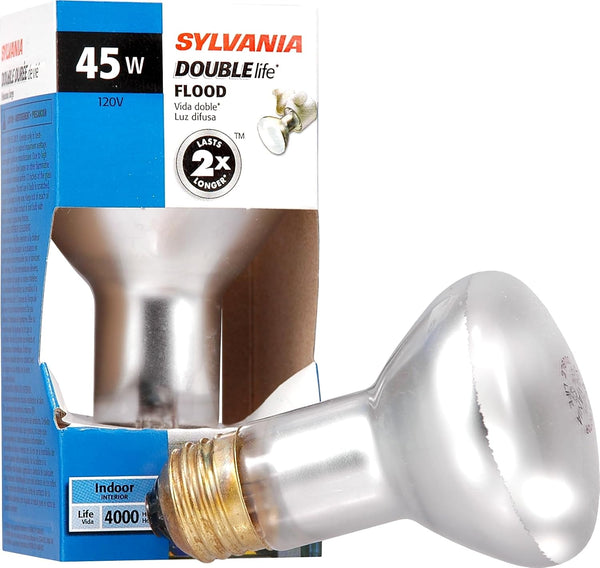 Sylvania 45 Watt R20 Flood Light Bulb 1 Pack - Incandescent E26