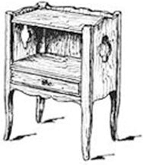 Woodcraft Project Paper Plan to Build Book End Table - Material Not