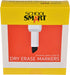 School Smart Low Odor Dry Erase Marker, Chisel Tip, Black, Pack of 12, 40 lb - 24 Inches x 1000 Feet