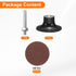 22pcs Set 2" 1/4" 240 HARFINGTON Quick Change Discs Roll Lock Sanding Discs with Shank Pad Holder Grit Surface