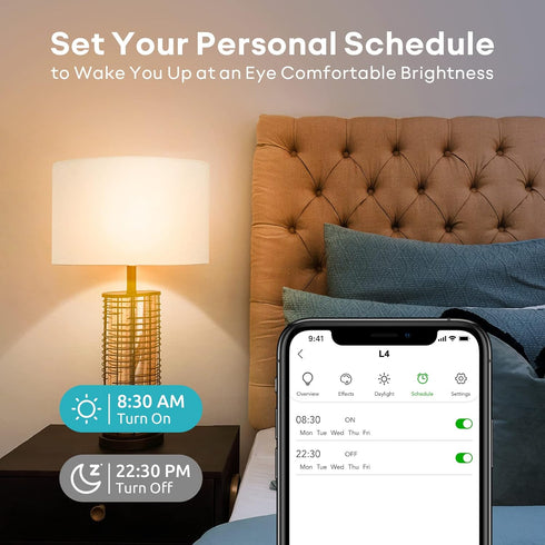 Bulb Dimmable Bulbs, 850 E26 Bulb 60 A21, 2200K-7000K 9.5W, 1 Pack VOCOlinc Smart Light Works with Apple Homekit