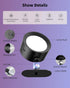 2 Pack 3 360 Dimmable Wall Mounted Lights, Rechargeable RGB Color Changing Light, Color Temps & Remote and Touch