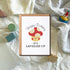 PTTShop You've Leveled Up Mushroom Card - Mushroom Happy Bday Card - Pretty Birthday Greeting Card - Mushroom