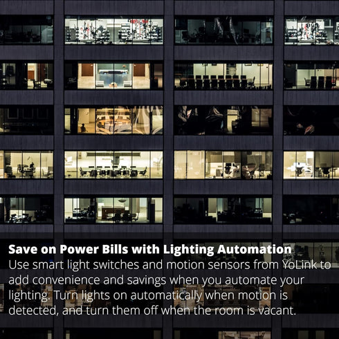 YoLink Smart Dimmer Switch, Alexa, Google, IFTTT Integration, Requires Neutral Wire & YoLink Hub