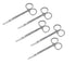 Cynamed Iris Micro Dissecting Precision Lab Scissors, Fine Point Straight - Perfect for Doctors, Nurses, Students (Pack