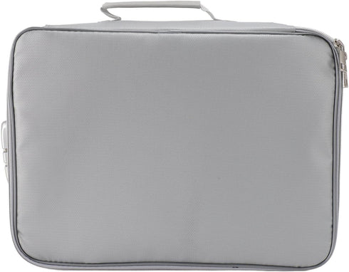 Fireproof File Storage Box, Portable Document Box with Side Handles, Easy to Assemble, Heat Insulated Zipper