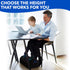 EverRest Under Desk Footrest for Office Use, Warmer Feet, 3 Adjustable Heights, Ergonomic Foot Rest Stool