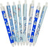 Maydahui 12 Pcs Blue Baby Shark Gel Pen, Cute Cartoon Animal Retractable Fish Pen, Black Ink for Boys, School