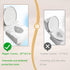 HelvioraX Flushable(50 Camping(22 16.5in) Toilet Seat Cover Disposable Pcs), XXL Travel Toilet Seat Covers for Adults