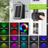 IP65 (2 2 Pack) VICHUNHO Solar Outdoor Wall Lights, Up & Down Solar Powered Lighting, Waterproof Fence Light