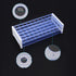 stonylab Test Tube Rack, 3-Tier Detachable Blue Plastic Holder for 50-Place Laboratory Experiments