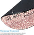 Psalm 46:5 God is Within Her, She Will not Fall - Bible Verse Purple Sparkles Glitter Pattern Mouse Pad, Non-Slip Rubber
