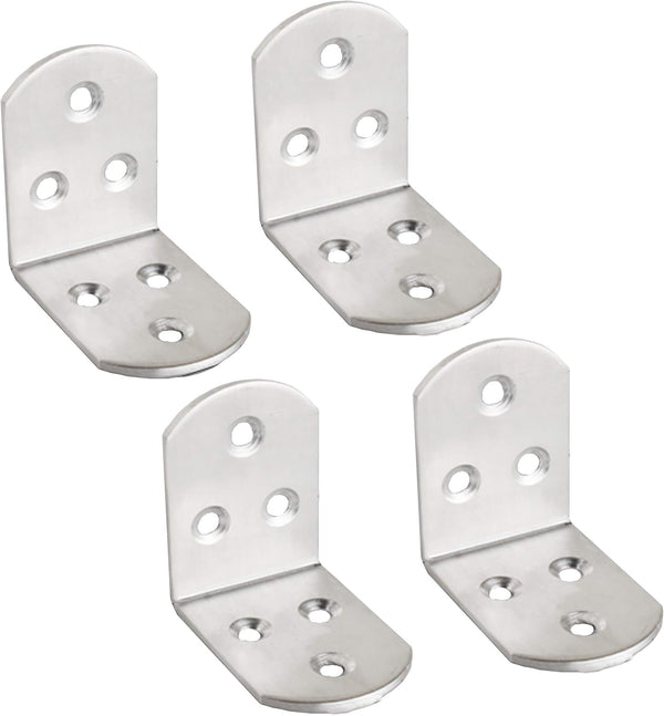 Tiberham Stainless Steel Corner Bracket, 90 Degree Right Angle Corner Brace Plate, 47