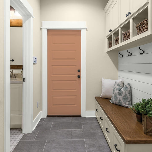 1 Glidden Total Interior Wall Paint & Primer All-in-One, Honey Graham/Orange, Semi-Gloss, Gallon